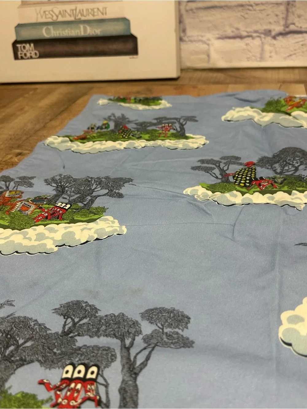 IKEA x Walter Van Beirendonck Glodande Limited Blue Wondermooi Pillow Case